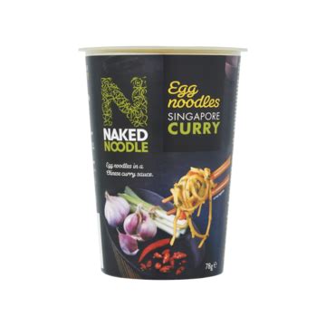 Naked Noodle Egg Noodles Singapore Curry 78g Bestellen Jumbo