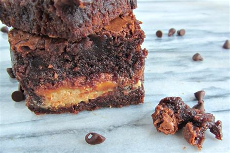 Six Ingredient Peanut Butter Snickers Brownies A Bajillian Recipes