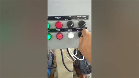 Review water pump control panel / booster pump duty /standby / manual ...