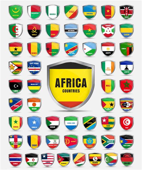African Countries Flags And Names