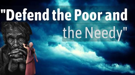 Psalm 82 Defend The Poor And The Fatherless God S Justice YouTube