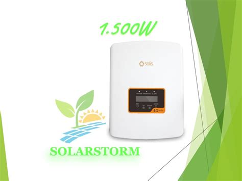 Inversor 1500w On Grid Solis Certificado Sec Paneles Baterías Y Kit