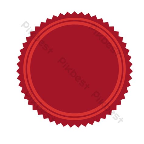 Red Seal Vector Png Images Psd Free Download Pikbest