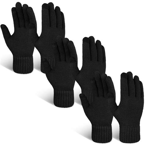 EvridWear Mens Thermal Winter Gloves Touch Screen Glove Driving Texting