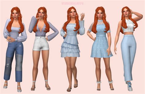 Sims 4 Lookbooks On Tumblr