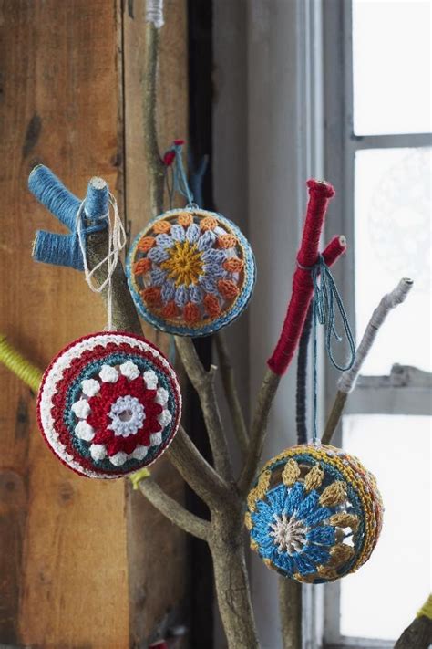 Crochet Christmas Bauble Crochet Pattern By Jane Crowfoot Knitting