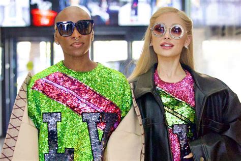 Cynthia Erivo and Ariana Grande Rock Custom Sequin Jerseys at Super Bowl