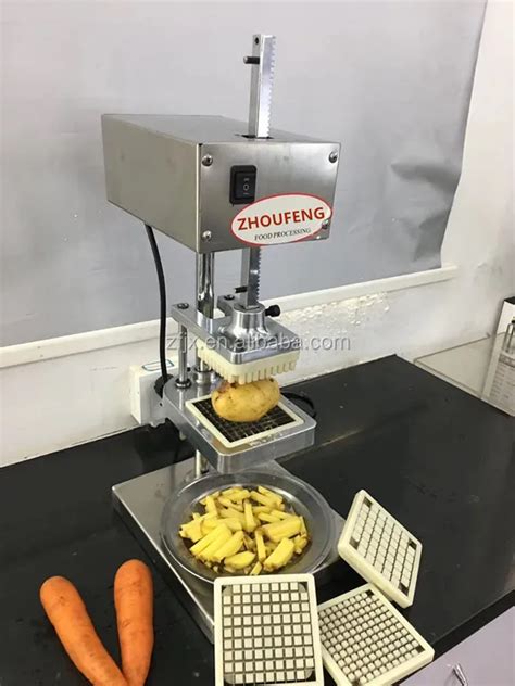 Vertical Electric French Fries Potato Strip Cutting Machine Potato