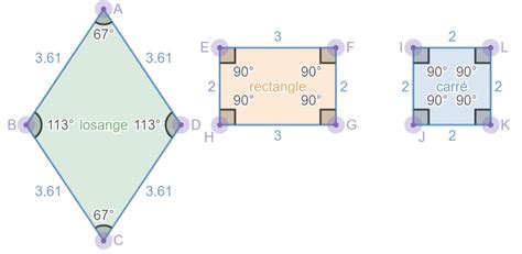 Losange rectangle ou carré desmosfr ca Polypad