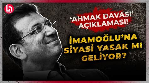 Ekrem Mamo Lu Na Siyasi Yasak M Geliyor Murat Ongun Dan Ahmak