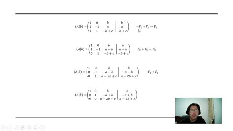 Ejercicio Lgebra Lineal B Epn Youtube