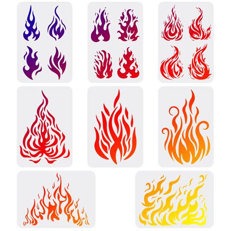 flames easy to draw 2