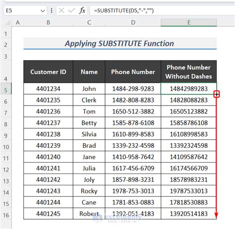 How To Remove Dashes From Phone Number In Excel Exceldemy