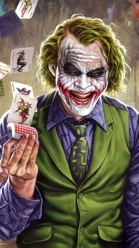 Download Joker Laughing 1440 X 2560 Wallpaper Wallpaper