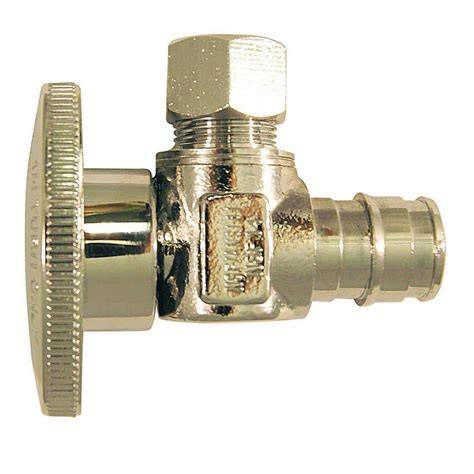 In Chrome Plated Brass Pex A Expansion Barb X In Compression