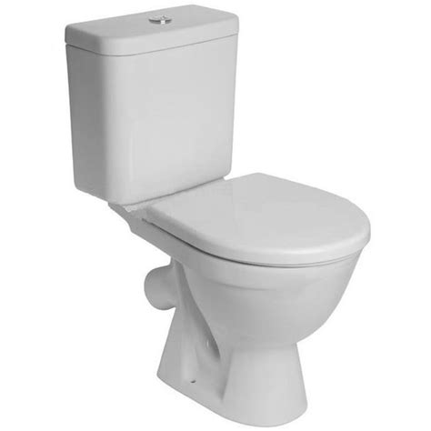 Унитаз напольный белый JIKA Lyra Рlus без сиденья выпуск косой ...