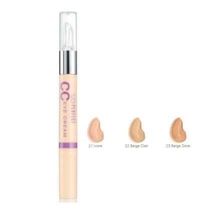 Bourjois 123 Perfect CC Eye Cream Corrector SPF15 №23 Beige Dore ...