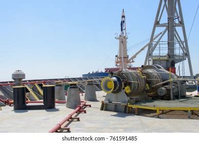 Mooring Gear On Cargo Ship Stock Photo Shutterstock