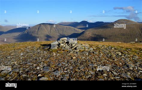 The Tyndrum Corbetts From The Pile Of Stones On The Summit Of The