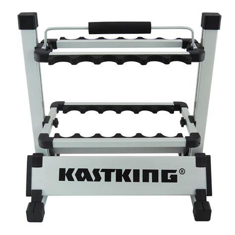 Kastking Rack Em Up Portable Aluminum Fishing Rod Holder 12 Rods