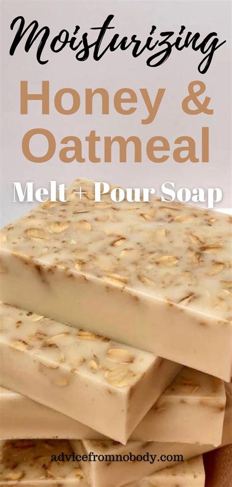 Diy Soap Bars For Beginners Moisturising Honey Oatmeal Soap Easy