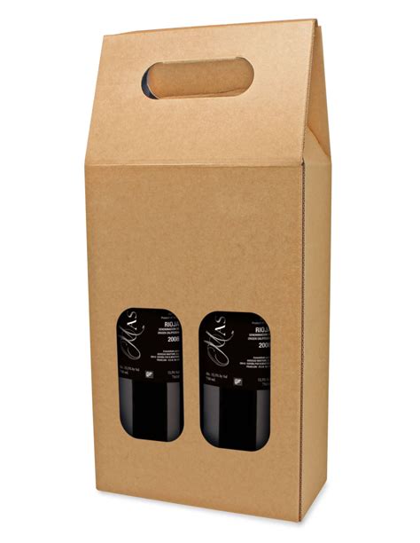 Caja De Cart N Para Botellas Caja Para Botellas De Vino