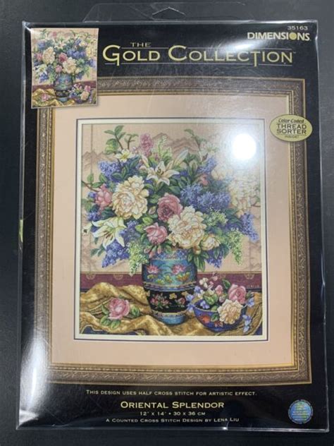 Dimensions Oriental Splendor Counted Cross Stitch Kit 35163 Factory Pkg For Sale Online Ebay