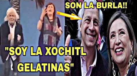 SE ACABÓ VALIENTES COMEDIANTES LE HACEN SU CANCION A XOCHITL GALVEZ Y