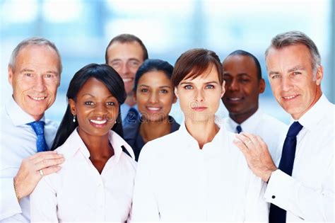 Multi Ethnic Business People Posing For A Photograph Group Of Multi