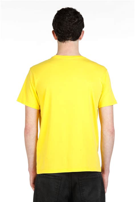 Logo Print T Shirt In Yellow N°21 Official Online Store