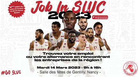 SLUC Nancy Basket On Twitter Job In SLUC Rendez Vous Demain