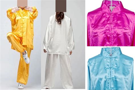 4colors Unisex Tai Chi Clothes Taichi Taiji Uniforms Kung Fu Marital