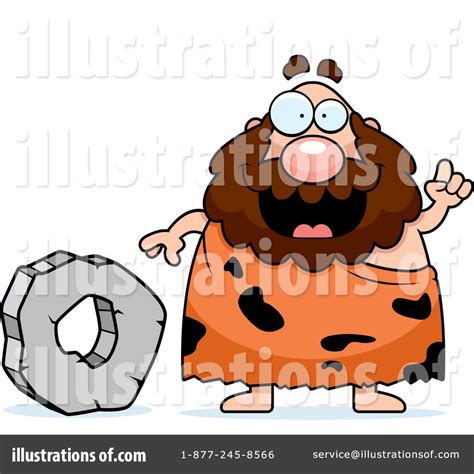 Caveman Clipart #102492 - Illustration by Cory Thoman