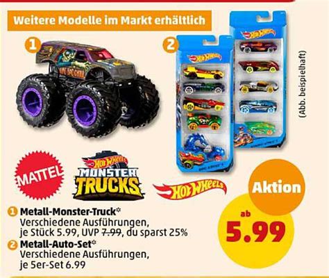 Mattel Hot Wheels Monster Trucks Hot Wheels Metall Monster Truck