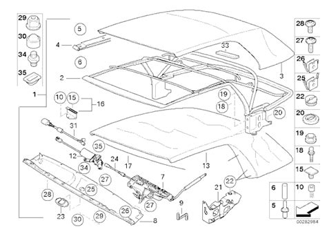 Bmw E Convertible Top Parts