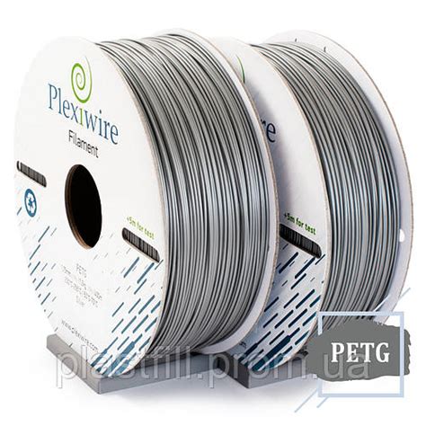 Купить PETG / Петг пластик для 3D принтера серебро 0.9 кг, цена 580 ...
