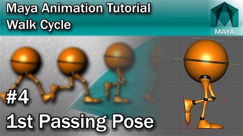 Maya Walk Cycle Tutorial 4 Setting The Passing Pose Youtube