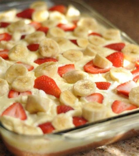 Strawberry Banana Poke Cake The Kind Of Cook Recipe