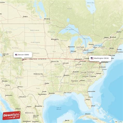 Direct Flights From Washington To Denver Dca To Den Non Stop