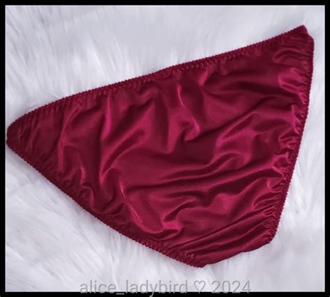 NOS Vintage OLGA Silky PANTIES String Bikini ALL NYLO Gem