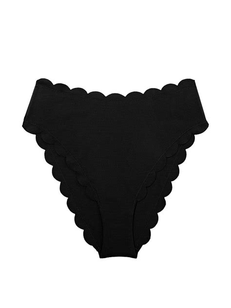 Buy Scallop High Waist Cheeky Bikini Bottom Order Undefined Online Victoria S Secret US