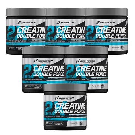 Kit X Creatina Double Force G Bodyaction Kit De Suplementos