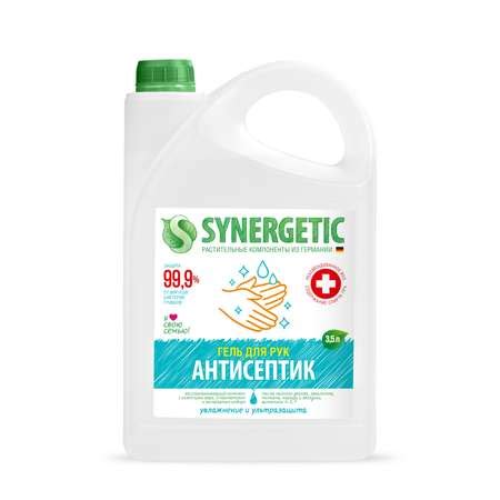 Антисептик-гель Synergetic увлажнение и ультразащита 3.5л 300003 купить ...