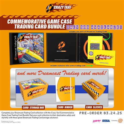 Crazy Taxi Card Storage Box – Limited Run Games