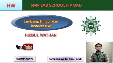 Materi Lambang Simbol Dan Bendera Hizbul Wathan Smp Lab School Fip