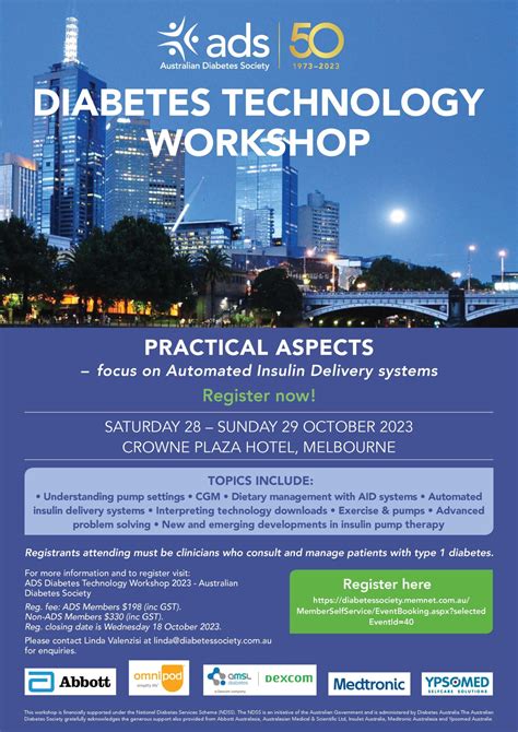 ADS Diabetes Technology Workshop 2023 - Australian Diabetes Society