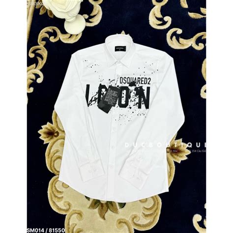 Áo Sơ Mi Nam DSQ ICON Vảy Sơn Phiên bản cao cấp Áo Sơ Mi Nam Icon siêu hot hit