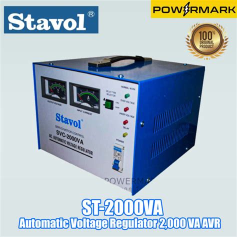 STAVOL ST 2000VA Automatic Voltage Regulator 2 000 VA AVR Lazada PH