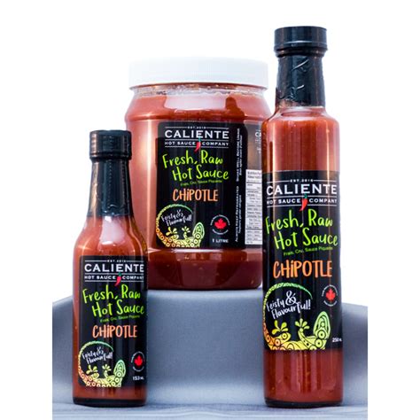 Caliente Chipotle Hot Sauce Welcome To Caliente Fresh Sauce Co Canada S Premier Fresh Sauce