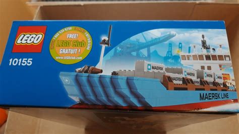 Lego 10155 Creator Maersk Line Container Ship Brand New Discontinued Ebay